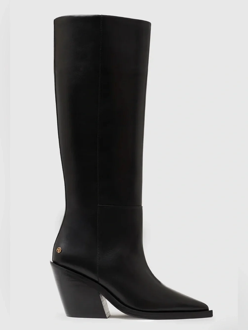 Anine Bing Tall Bekah Patent Boots NEW 37 - Picture 1 of 3